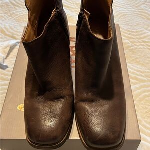 Adidas Chameleon Brown Leather Boots